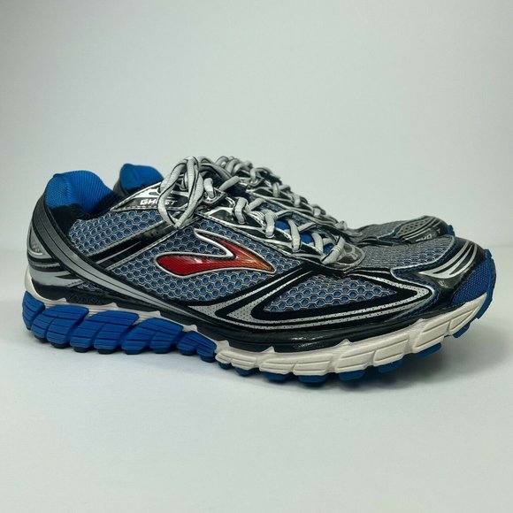 Brooks Ghost 5 Men\'s Size US 11.5 D Athletic Running Shoes Sneakers Blue/White